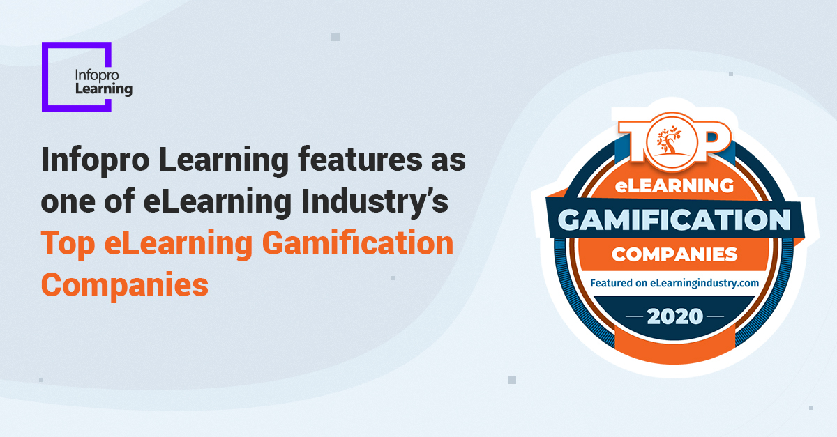Infopro Learning in the Top eLearning Gamification Companies