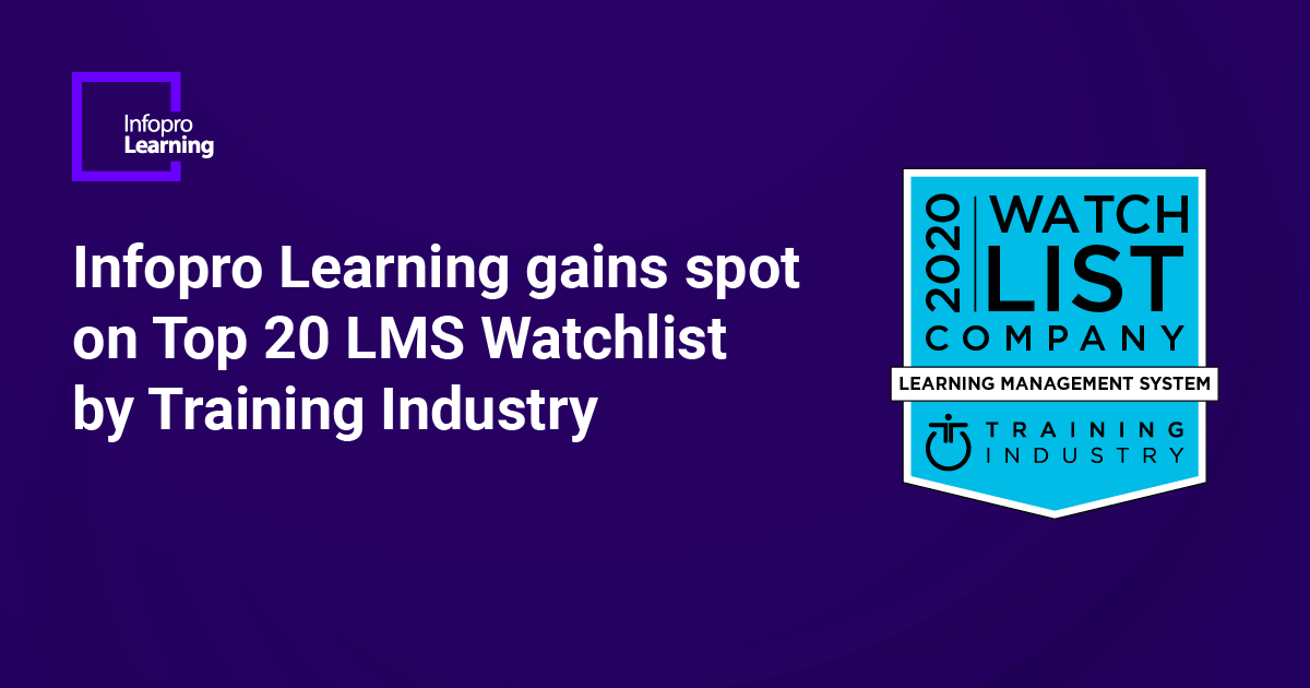 Infopro Learning Gains prominence on Training Industry’s Top 20 LMS ...