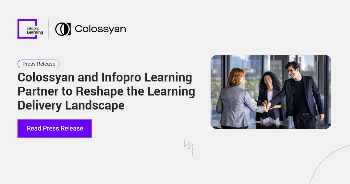 Colossyan and Infopro Learning Partner to Reshape the Learning Delivery ...